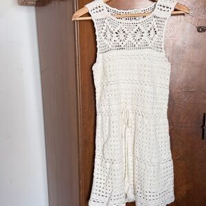 Joie Crochet Midi Dress